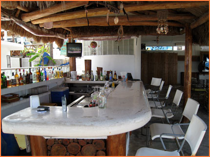 Cozumel beach bar