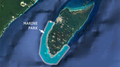 Cozumel Marine Park Map